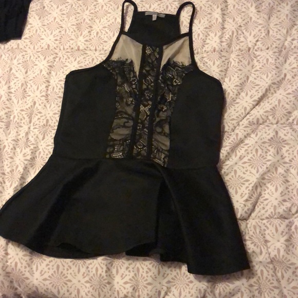Charlotte Russe Tops - Black lace top
